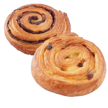 Kaneelbroodje of koffiebroodje